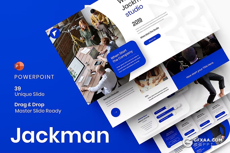 39页业务合作商务数据研究商业计划团队介绍通用国外PPT模板 - 顶尖PPT