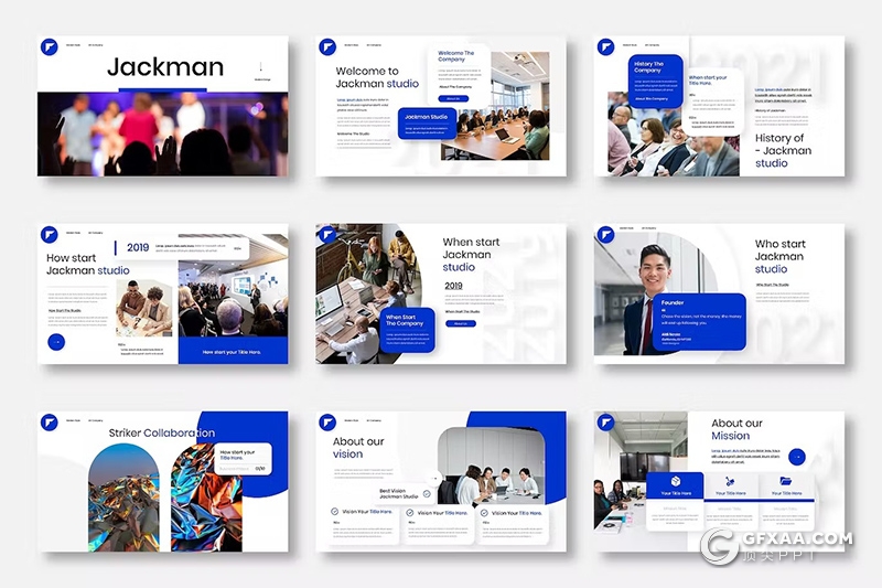 39页业务合作商务数据研究商业计划团队介绍通用国外PPT模板 - 顶尖PPT