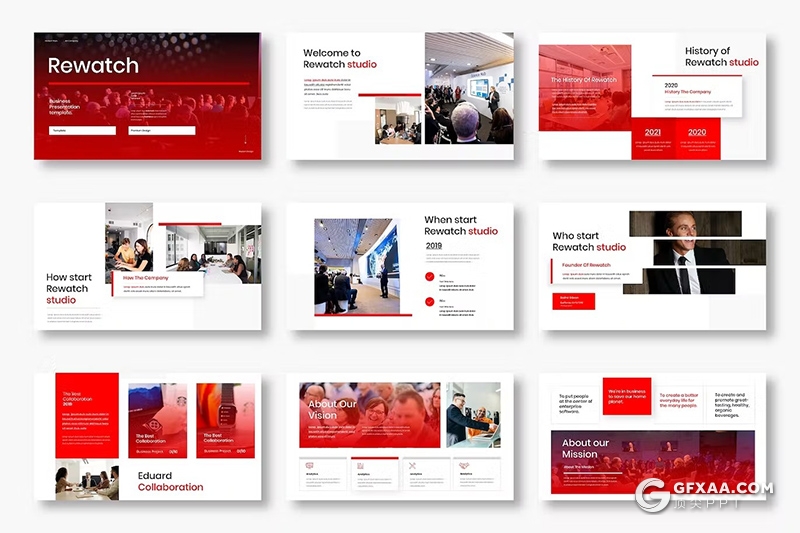 39页业务合作商务数据研究商业计划商务通用国外PPT模板 - 顶尖PPT