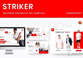 39页商业计划书团队介绍品牌宣传商业合作商务通用国外PPT模板 - 顶尖PPT