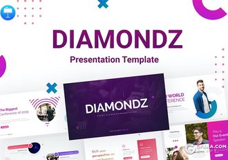 80页大气精美团队介绍商业计划营销主题商务活动策划通用国外KeyNote模板11种配色 - 顶尖PPT