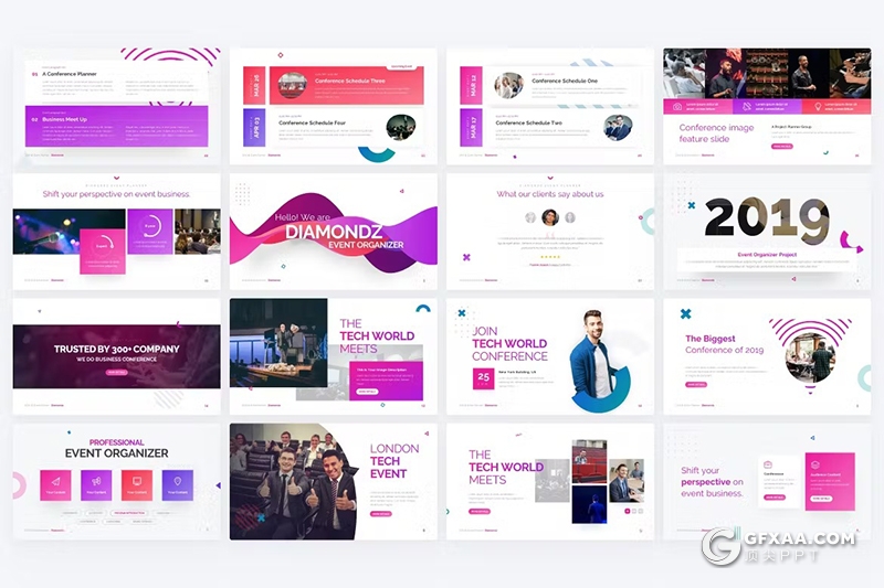 80页大气精美团队介绍商业计划营销主题商务活动策划通用国外KeyNote模板11种配色 - 顶尖PPT