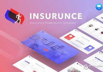 64页保险业务推销商业保险主题演讲KeyNote模板11种配色 - 顶尖PPT