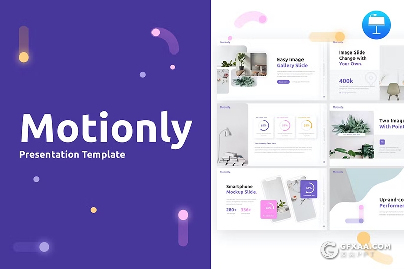 65页绿色植物图片展示绿植种植健康生活国外Keynote模板11种配色 - 顶尖PPT