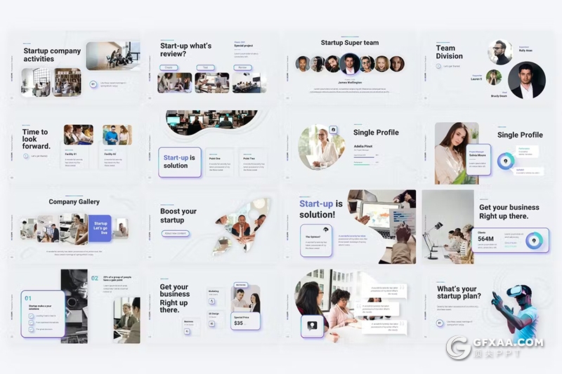 85页创意商业计划书创业计划团队介绍商务通用国外PPT模板 - 顶尖PPT