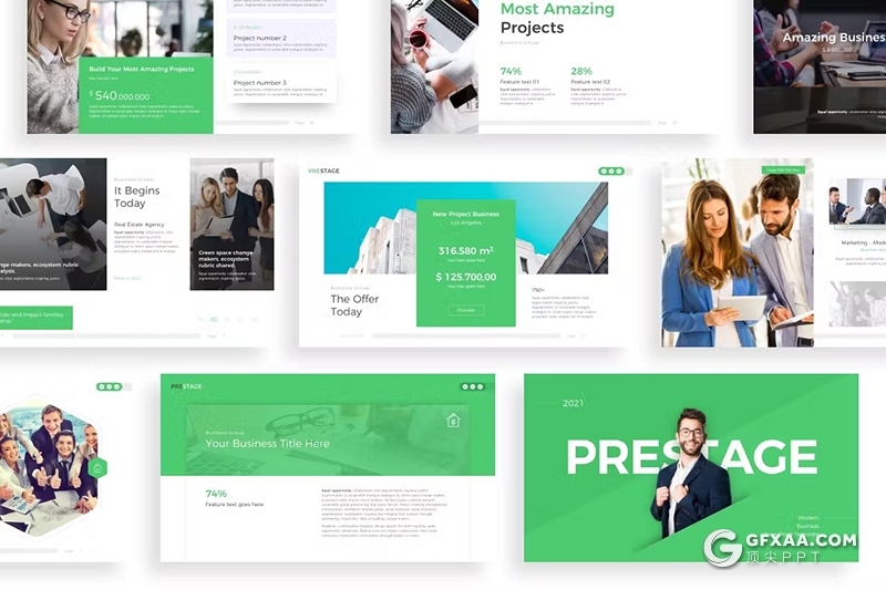 30页商业计划业务合作团队介绍商务通用国外Keynoye模板 - 顶尖PPT
