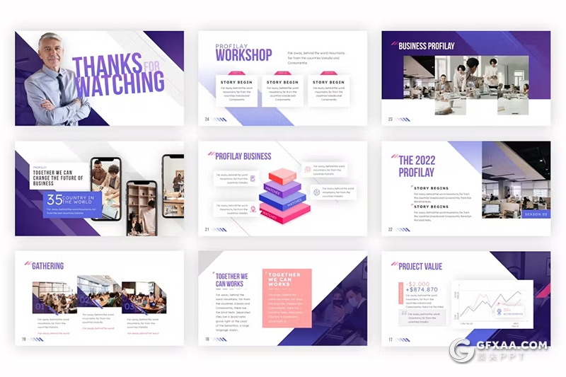 25页大气精美企业简介商业计划业务合作团队介绍商务通用国外Keynote模板 - 顶尖PPT