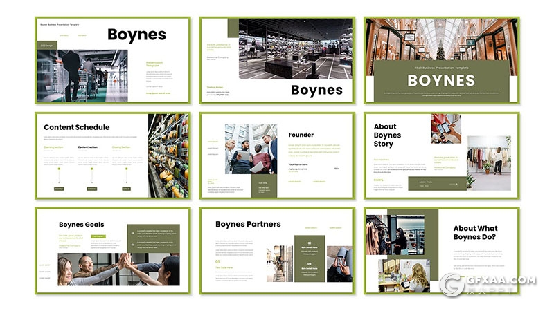 30页企业简介团队介绍商业计划商务通用国外PPT模板 - 顶尖PPT