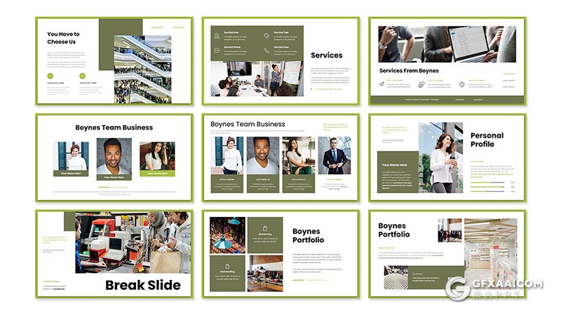 30页企业简介团队介绍商业计划商务通用国外PPT模板 - 顶尖PPT