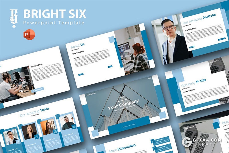 43页简约大气企业简介商业计划商务通用国外PPT模板 - 顶尖PPT