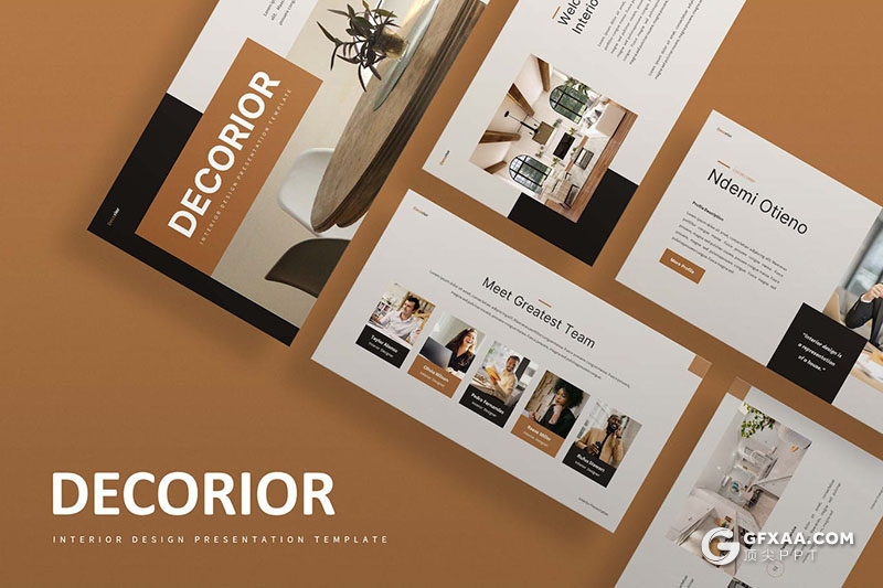 30页简约大气家居产品展示设计研发国外PPT模板 - 顶尖PPT