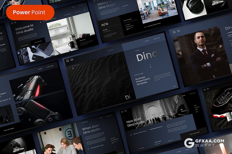 39页商务商业计划团队介绍企业简介商务通用国外PPT模板 - 顶尖PPT