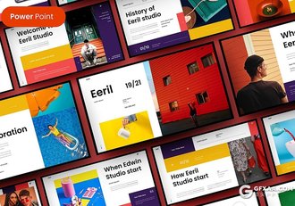 39页创意时尚精美产品展示摄影图片展示通用PPT模板 - 顶尖PPT