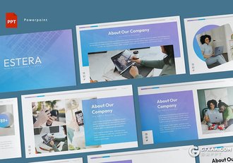 30页商业计划合作企业介绍商务企业通用国外PPT模板5种配色 - 顶尖PPT