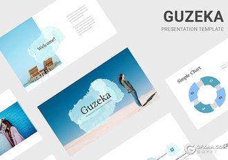 42页简约大气摄影展示多用途国外PPT模板 - 顶尖PPT