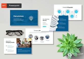 28页业务合作企业介绍商业计划商务通用国外PPT模板 - 顶尖PPT