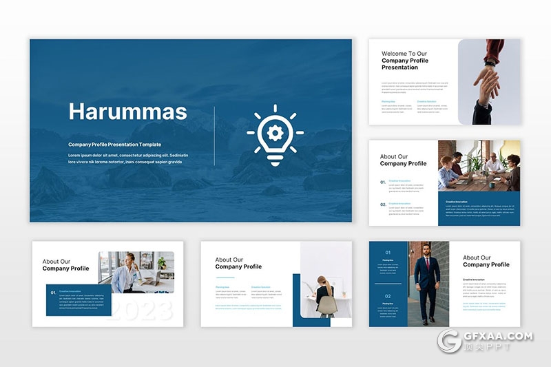 28页业务合作企业介绍商业计划商务通用国外PPT模板 - 顶尖PPT