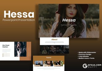 35页人物摄影展示数据分析多用途国外PPT模板5种配色 - 顶尖PPT