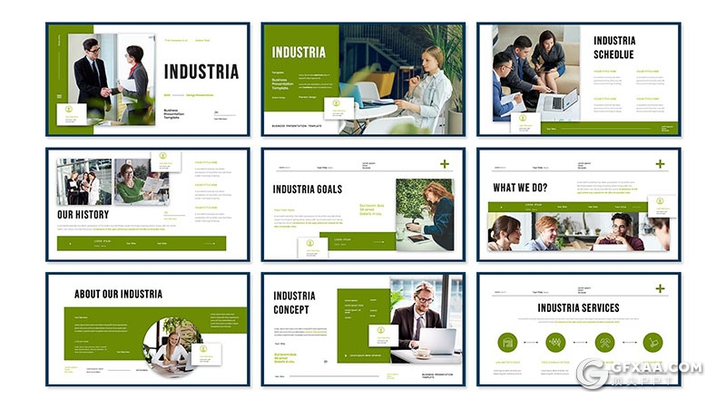 30页简约大气商业计划企业合作商务通用国外PPT模板 - 顶尖PPT