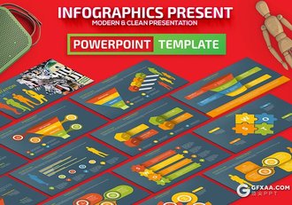 34页微立体多色彩商务数据分析漏斗形对比信息图形图表PPT模板 - 顶尖PPT