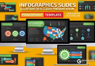 34页多色彩商务数据分析图形图表PPT模板 - 顶尖PPT