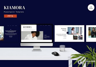 30页文艺风摄影展示产品展示多用途PPT模板 - 顶尖PPT