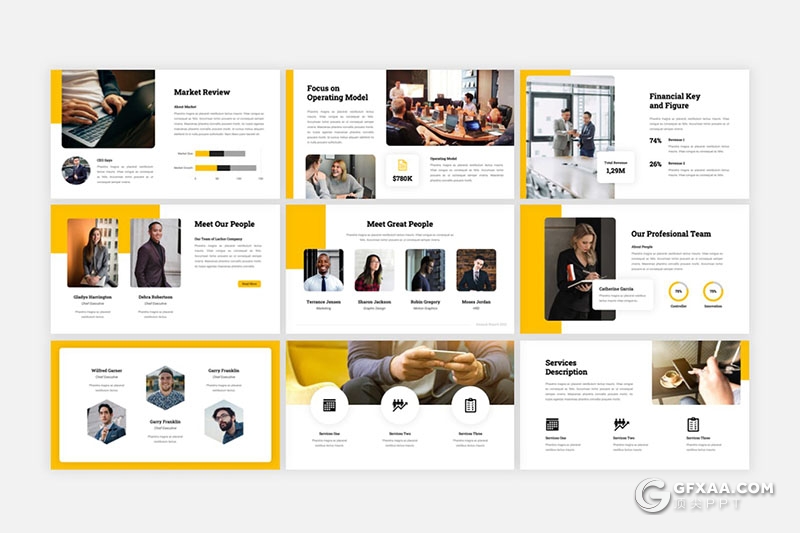 36页商业计划业务合作企业团队介绍商务多用途国外PPT模板 - 顶尖PPT
