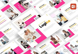 30页简约大气团队介绍企业合作商业计划多用途国外PPT模板 - 顶尖PPT