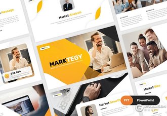 36页营销计划商业合作团队介绍企业介绍多用途国外PPT模板 - 顶尖PPT