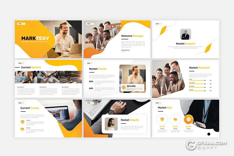 36页营销计划商业合作团队介绍企业介绍多用途国外PPT模板 - 顶尖PPT