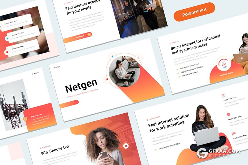 30页互联网行业团队介绍商业计划年计划总结汇报通用国外PPT模板 - 顶尖PPT