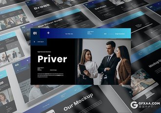 30页业务介绍合作团队展示商业计划商务通用国外PPT模板 - 顶尖PPT