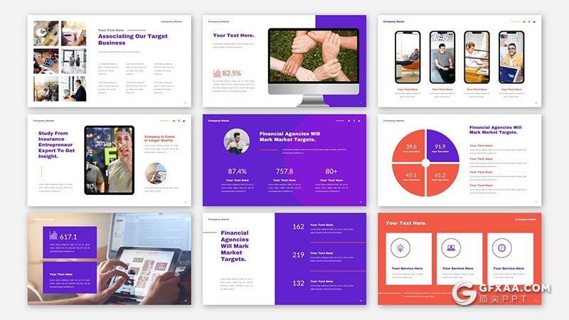 36页现代化商业计划合作企业介绍商务通用国外PPT模板 - 顶尖PPT