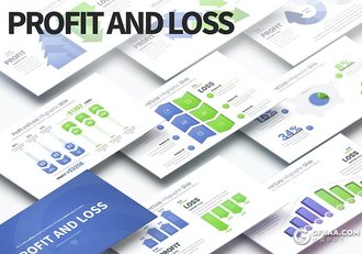 35页数据分析图形图表商务信息图表PPT模板 - 顶尖PPT