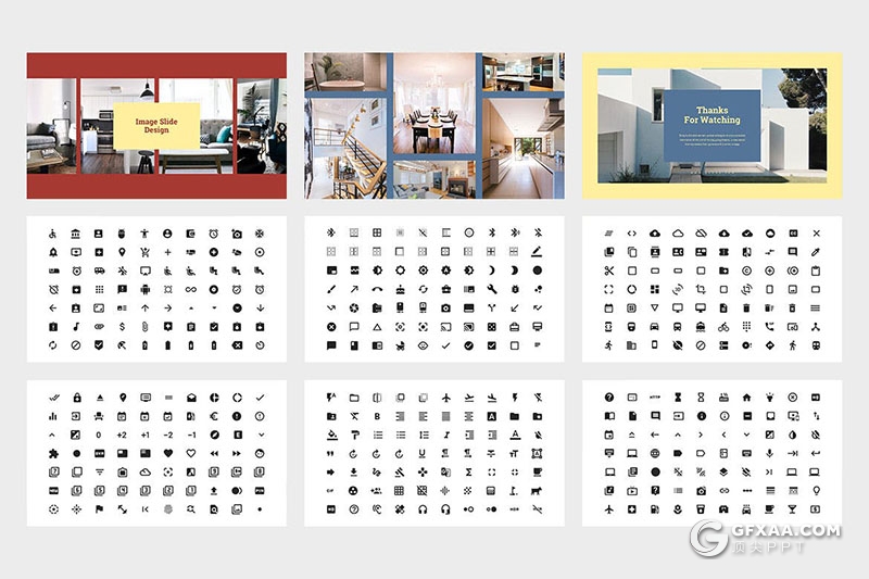 42页房地产房地产项目介绍数据分析室内效果展示PPT模板 - 顶尖PPT