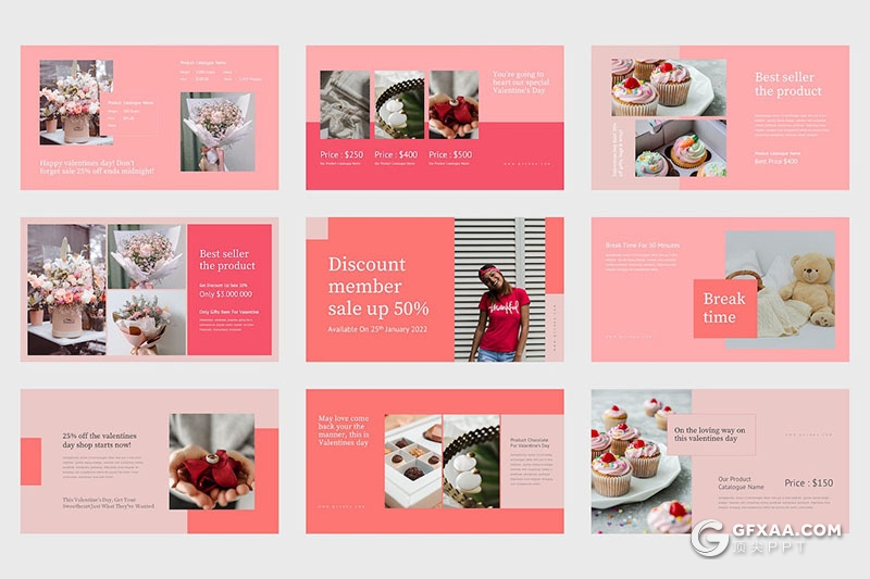 42页情人节活动策划浪漫主题PPT模板 - 顶尖PPT