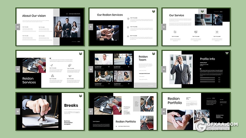 30页精美大气商业计划业务合作多用途国外PPT模板 - 顶尖PPT