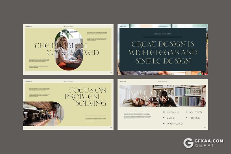 30页简约精美业务建议书商业计划商务通用国外PPT模板 - 顶尖PPT