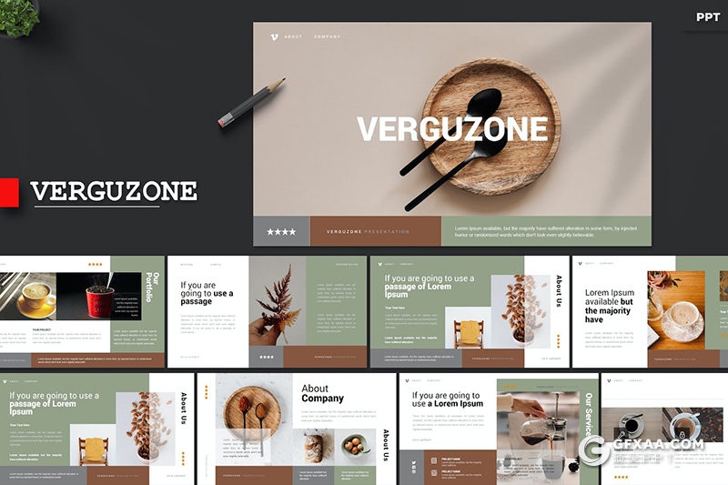 40页咖啡品牌介绍宣传咖啡行业分析调研PPT模板 - 顶尖PPT