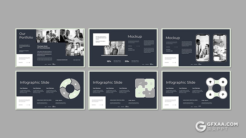 30页简约大气业务合作商业计划年计划总结多用途国外PPT模板 - 顶尖PPT