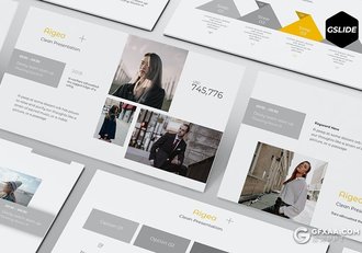 30页服装行业交流会服装活动策划展示通用国外GoogleSlides模板5种配色 - 顶尖PPT