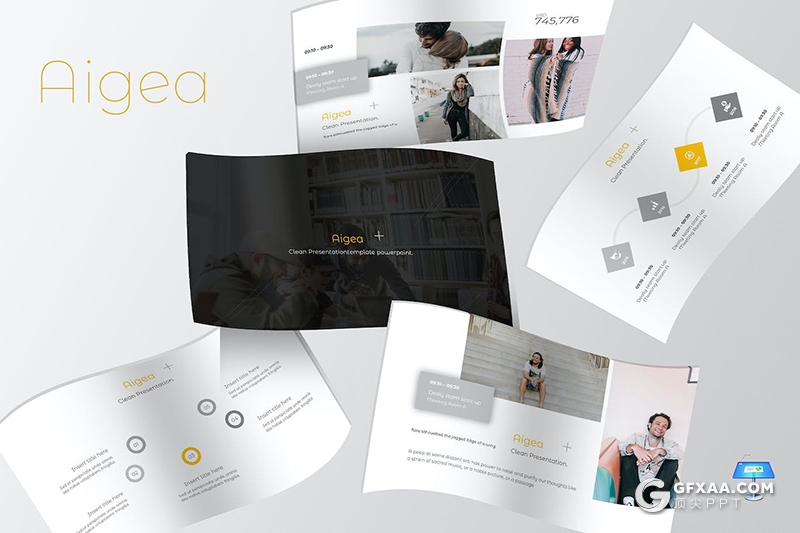 30页服装行业交流会服装活动策划展示通用国外KeyNote模板5种配色 - 顶尖PPT