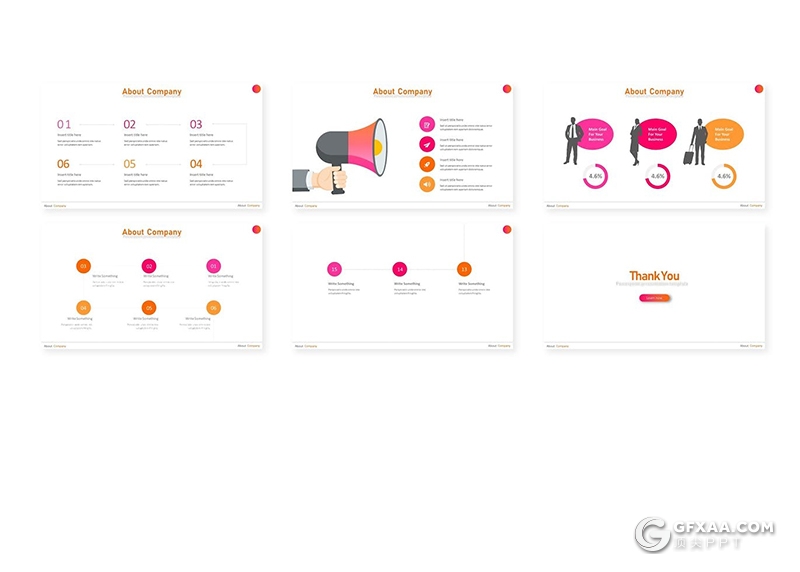 30页简约精美摄影图片展示项目策划介绍多用途国外KeyNote模板5种配色 - 顶尖PPT