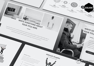 30页家居产品设计展示团队介绍国外GoogleSlides模板5种配色 - 顶尖PPT