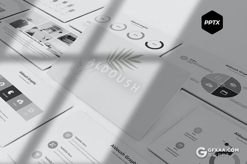 30页家居产品设计展示团队介绍国外PPT模板5种配色 - 顶尖PPT