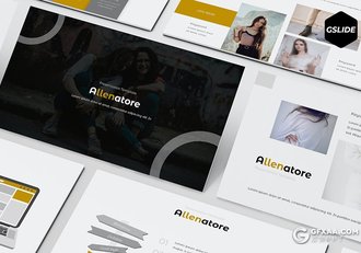 30页产品摄影展示产品活动策划营销多用途国外GoogleSlides模板5种配色 - 顶尖PPT