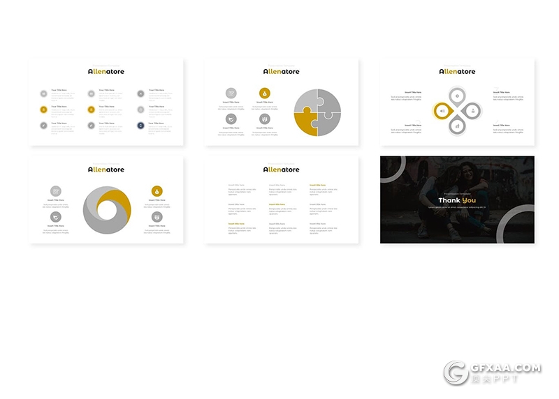 30页产品摄影展示产品活动策划营销多用途国外PPT模板5种配色 - 顶尖PPT