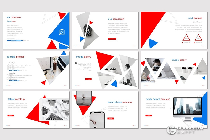 30页创意企业简介团队介绍商业计划商务通用国外KeyNote模板5种配色 - 顶尖PPT