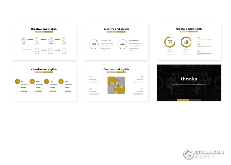 30页大气精美活动策划营销展示多用途国外KeyNote模板5种配色 - 顶尖PPT