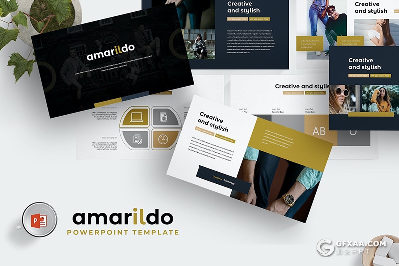 30页大气精美活动策划营销展示多用途国外PPT模板5种配色 - 顶尖PPT